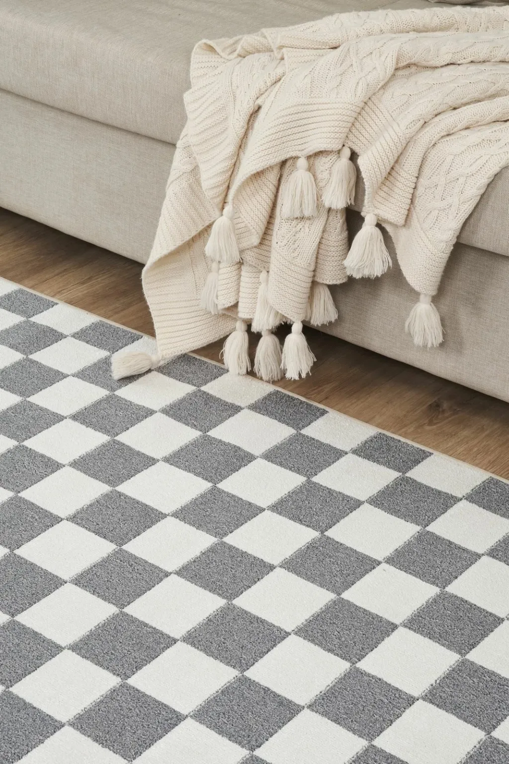 Qilim (200x290) Conceptum Hypnose, Damas 4004 - krem, antracit - 2