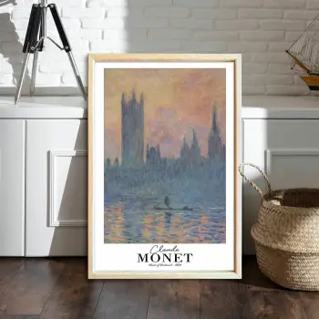 Pikturë dekorative me kornizë, Monet, 4262AHSMONET-009