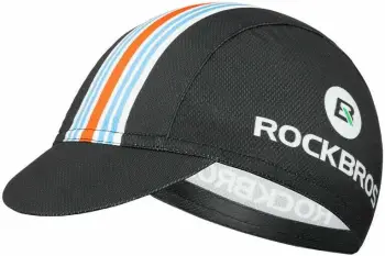 Kapelë çiklizmi Rockbros, unisex, e zezë me ngjyra