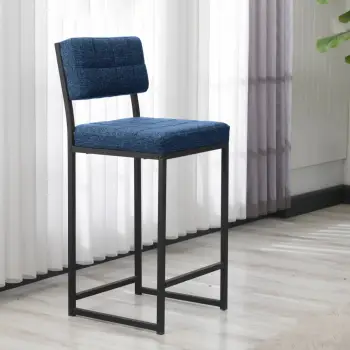 Karrige për bar Skye Decor, retro, ngjyrë blu e errët