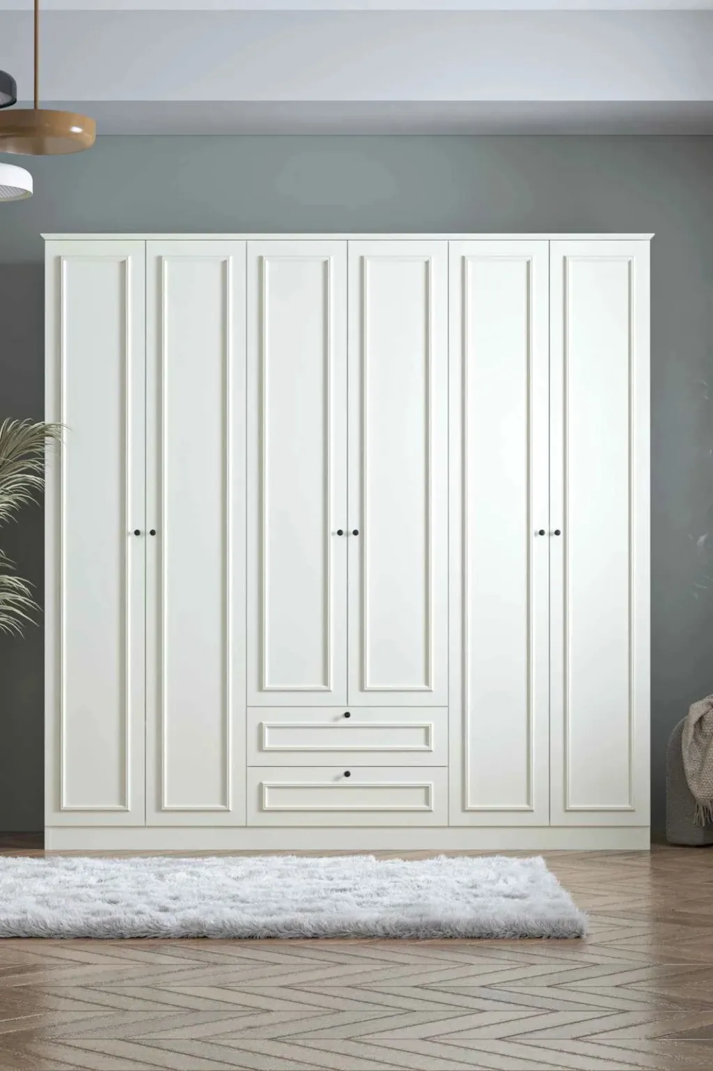 Dollap Skye Decor, Mira 6 210, i bardhë - 1