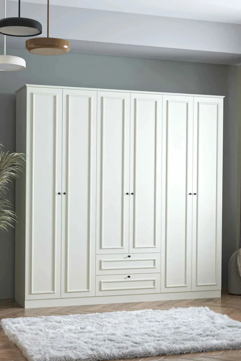 Dollap Skye Decor, Mira 6 210, i bardhë - 2