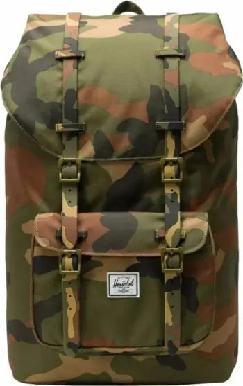 Çantë shpine Herschel Little America 10014-02232, ndarje për laptop, poliestër, ngjyrë shumëngjyrëshe