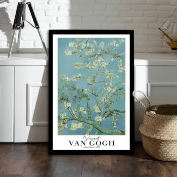 Pikturë dekorative me kornizë, Van Gogh, shumëngjyrëshe, 42x62cm, 4262SYHGOGH-001