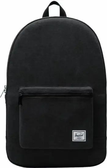 Çantë shpine Herschel Daypack 10076-01566, përditshme, pambuk, e zezë