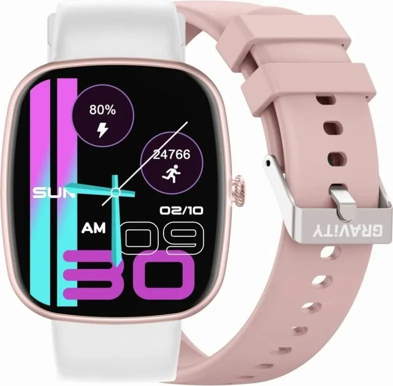 Smartwatch për femra Gravity, rozë - 1