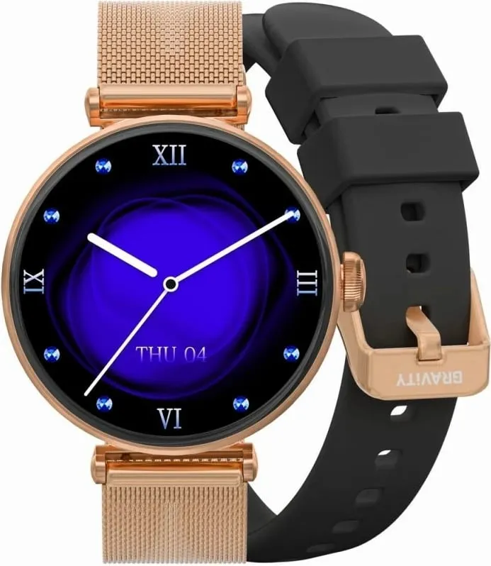 Smartwatch Gravity, rozë e zezë - 1