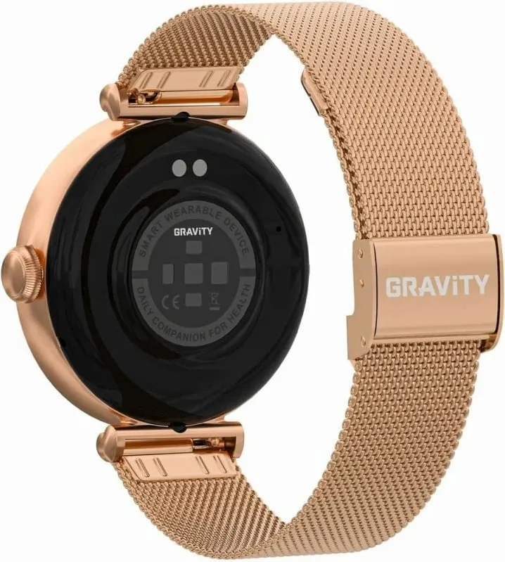 Smartwatch Gravity, rozë e zezë - 9