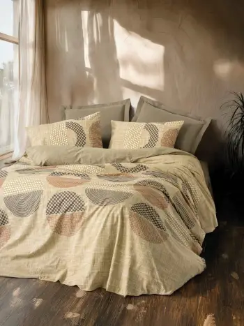Set mbulesë për jorgan Super King, ngjyrë kafe, Moona, L'Essentiel Linge de Maison