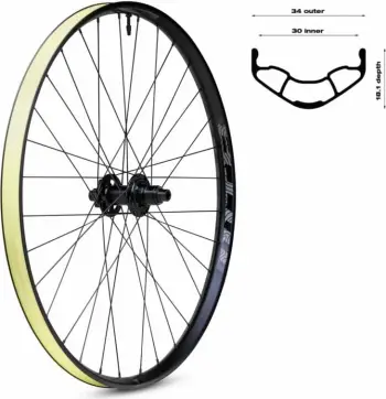 Rrotë e pasme biçiklete WTB Proterra, 27.5 inç