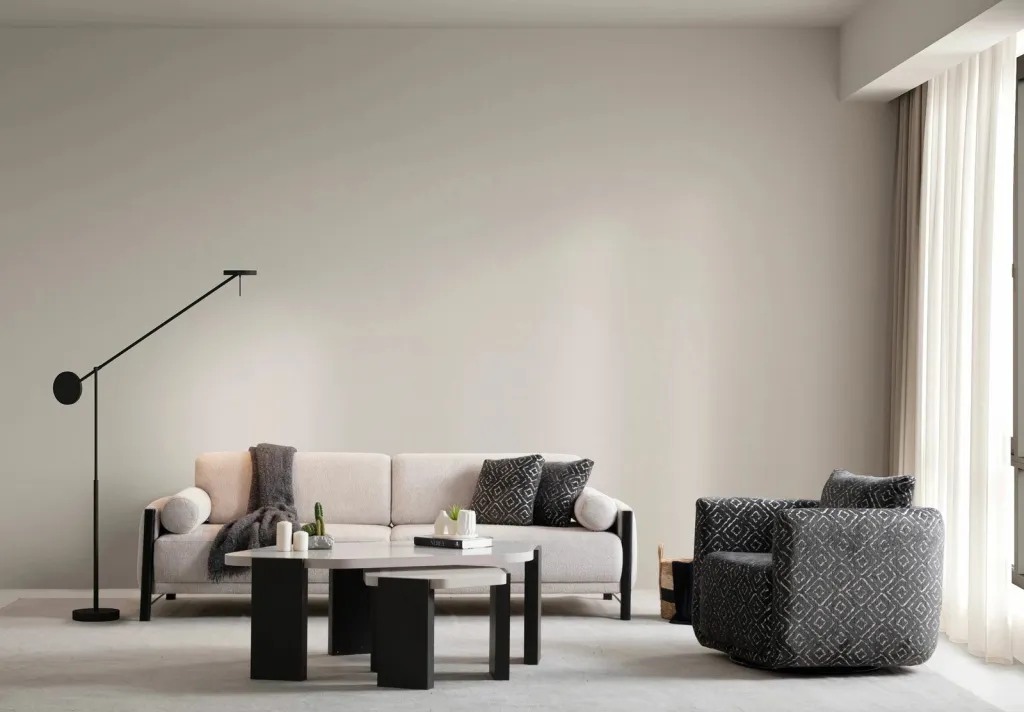 Divan treshe Nora, bezhë, Atelier del Sofa - 2