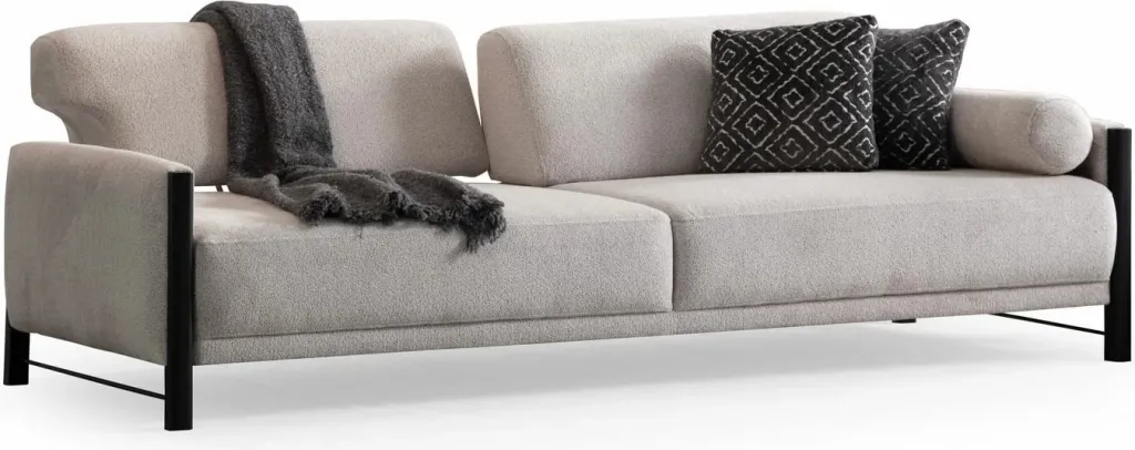 Divan treshe Nora, bezhë, Atelier del Sofa - 5