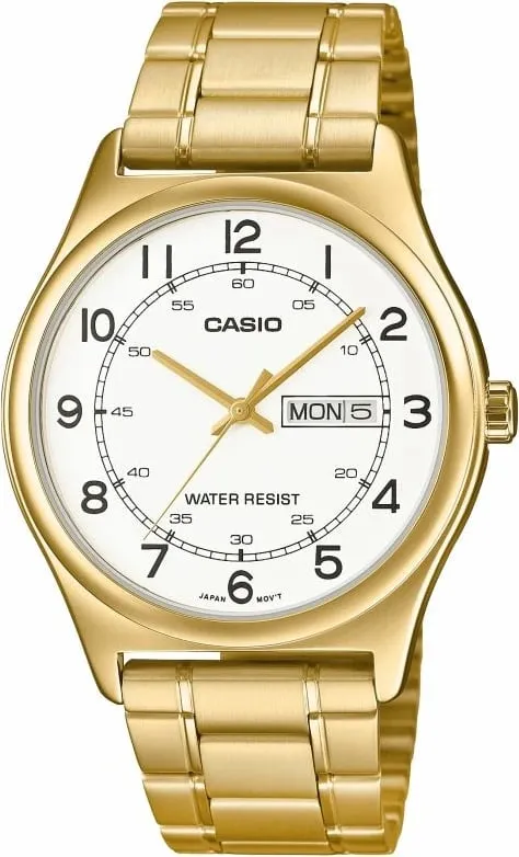 Orë dore për meshkuj Casio, të arta - 1