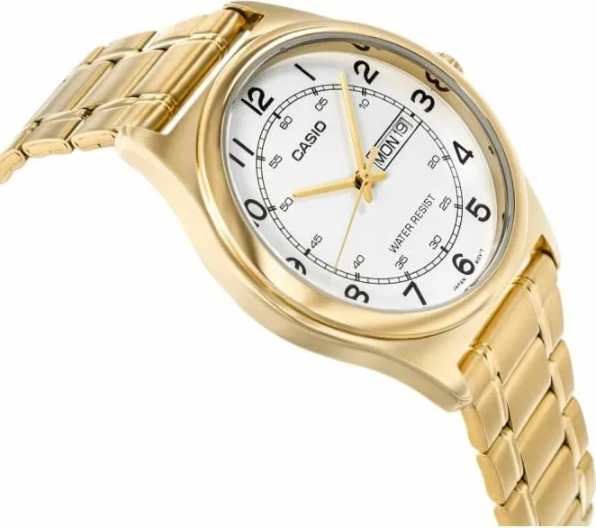 Orë dore për meshkuj Casio, të arta - 3