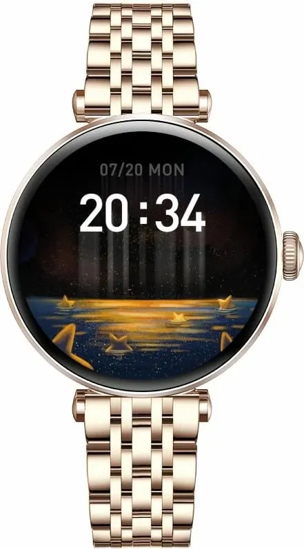 Smartwatch Gravity për femra, rozë e zezë - 3