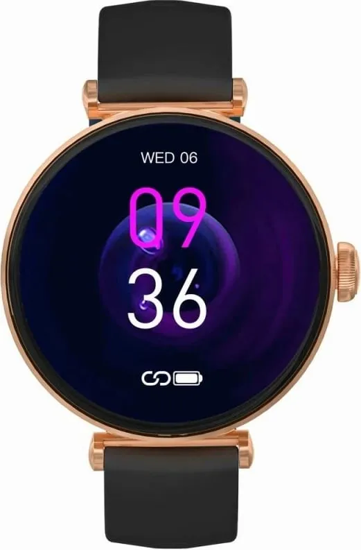 Smartwatch Gravity për femra, rozë e zezë - 6