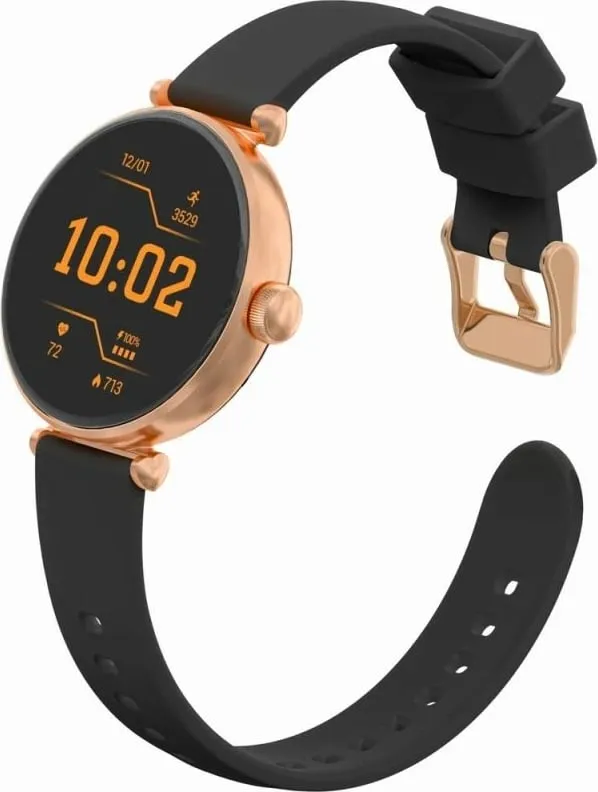Smartwatch Gravity për femra, rozë e zezë - 7