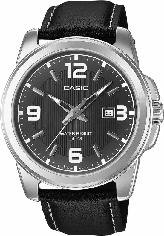 Orë dore për meshkuj CASIO, e zezë - 1