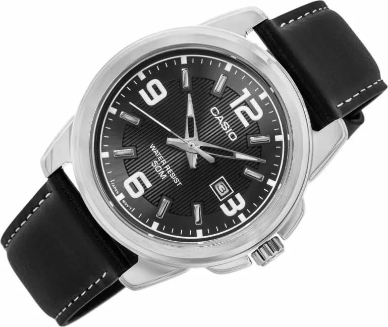 Orë dore për meshkuj CASIO, e zezë - 2