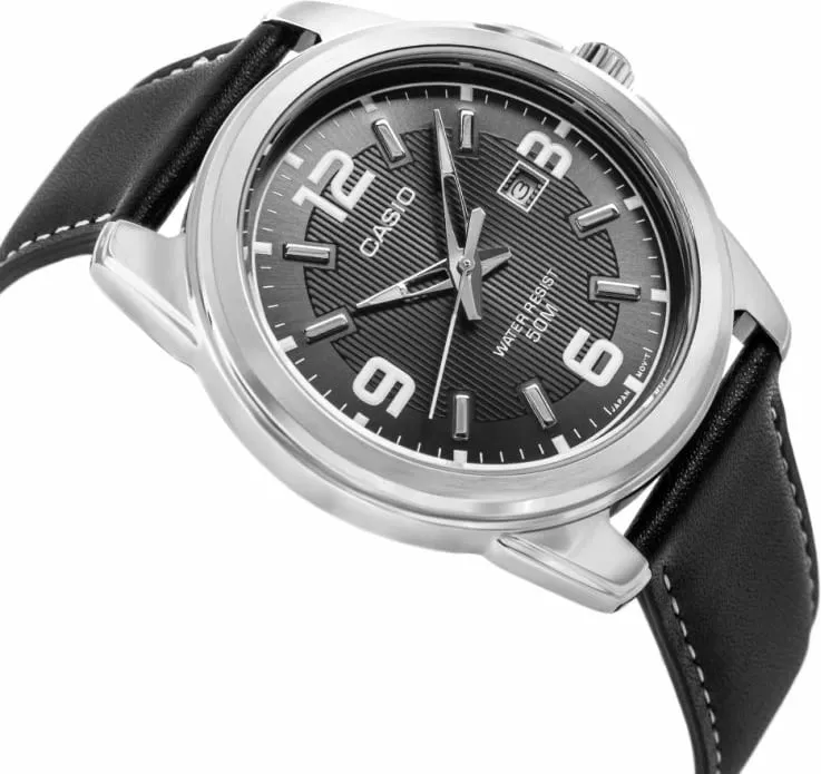 Orë dore për meshkuj CASIO, e zezë - 3