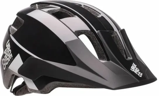 Helmetë për fëmijë URGE, zi e bardhë - 1