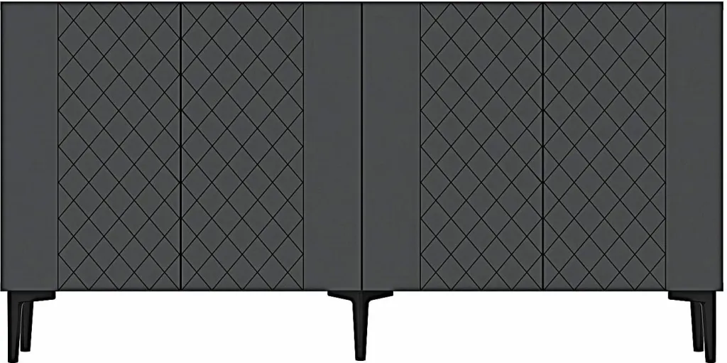 Konsolë Skye Decor, Resso 150, antracit - 5