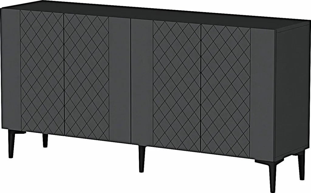 Konsolë Skye Decor, Resso 150, antracit - 6