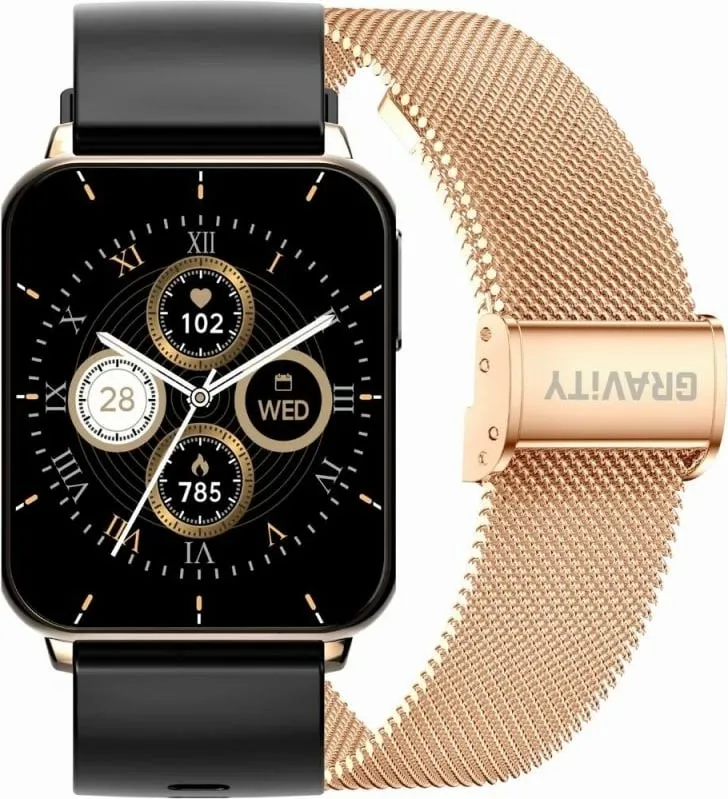 Smartwatch Gravity, rozë e zezë - 1