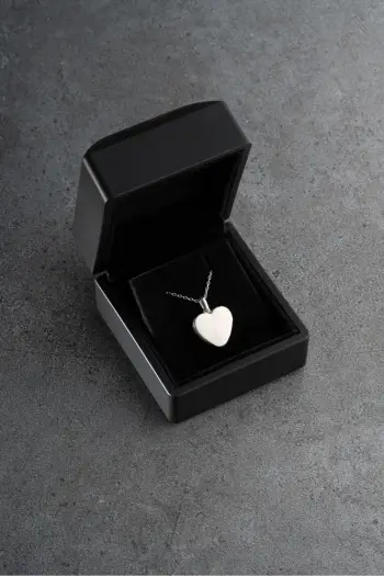 Varëse argjendi, zemër, ngjyrë gri, Jumeon, SİLVANOJEWELRY0000161