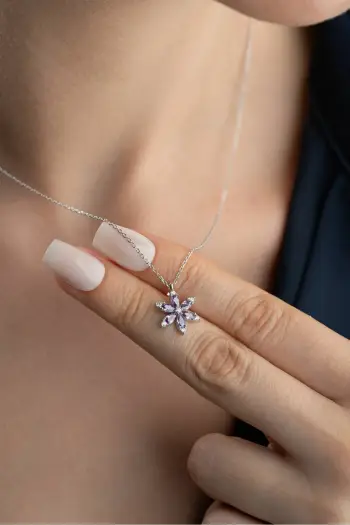 Qafore argjendi, ngjyrë gri, Jumeon, SİLVANOJEWELRY135