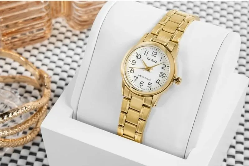 Orë dore për femra CASIO, ari - 5