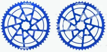 Kasetë extension për biçikletë Shimano, blu