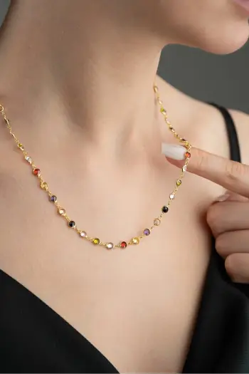 Varëse argjendi Jumeon, SİLVANOJEWELRY176, ngjyrë e verdhë