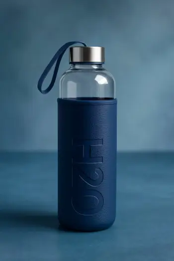 Shishe qelqi Hermia Concept, ngjyrë blu e errët, F40125