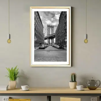 Pikturë dekorative me kornizë MDF Wallity, Ahswabisabi-002, 62x92cm