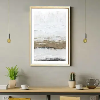 Pikturë dekorative me kornizë MDF Wallity, Ahswabisabi-006, 62x92 cm