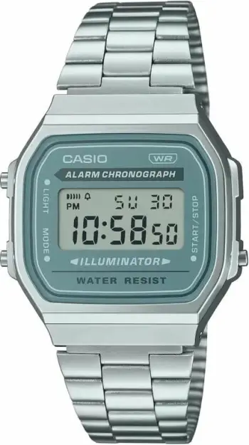 Orë dore për meshkuj CASIO, vintage, argjend