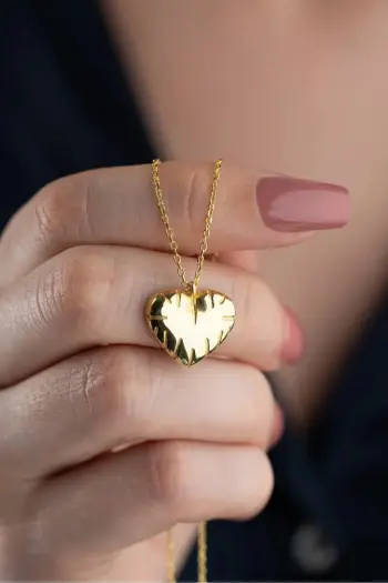 Varëse zemër argjendi, ngjyrë gri, SİLVANOJEWELRY0000237