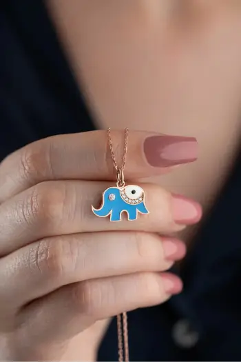 Varëse argjendi, elefant, ngjyrë gri, Jumeon, SİLVANOJEWELRY0000238