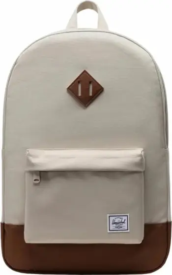 Çantë shpine Herschel Supply Co Heritage, 15", poliestër, e bezhë