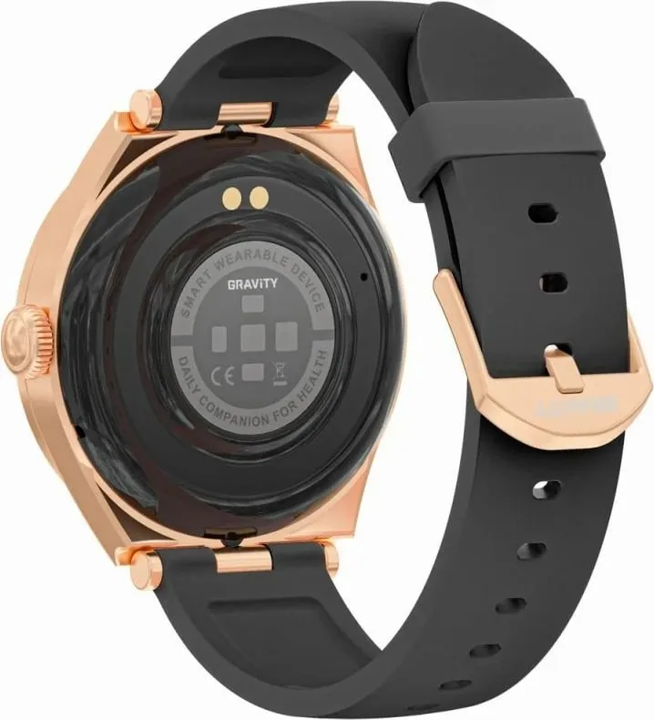 Smartwatch Gravity për femra, rozë e zezë - 4