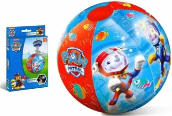 Top fryrës plazhi MONDO Paw Patrol, 50 cm, shumëngjyrësh