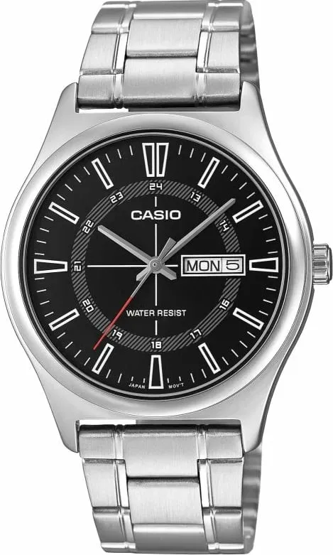 Orë dore për meshkuj Casio, argjend - 1