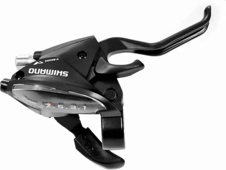 Ndërrues-dore e frenit për biçikletë Shimano, e zezë - 1