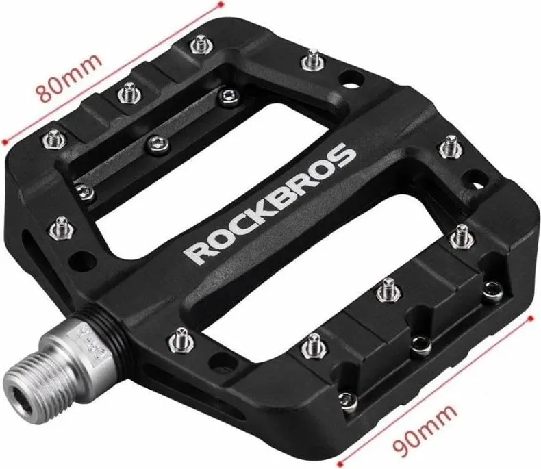 Pedale platforme për biçikletë Rockbros, të zeza - 3
