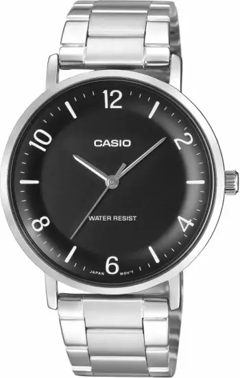 Orë dore për meshkuj CASIO, argjendtë