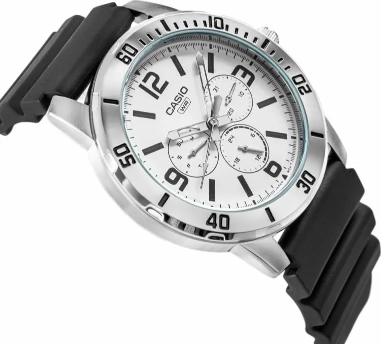 Orë dore për meshkuj CASIO, e zezë - 3