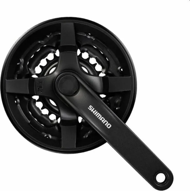 Set pedalash Shimano për biçikletë, të zeza - 1