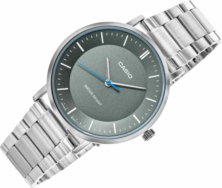 Orë dore për meshkuj Casio, argjend - 2