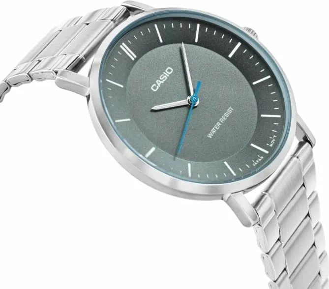 Orë dore për meshkuj Casio, argjend - 3